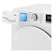 LG Trockner (8 kg, EEK A++) mit Dual Inverter Wärmepumpentechnologie & selbstreinigendem Kondensator I V3RT8N, V3RT8N