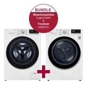 LG Waschmaschine (9 kg, 1.600 U./Min.) und Trockner (9 kg) im Set | F6WV709P1.V9R09TC, F6WV709P1.V9R09TC